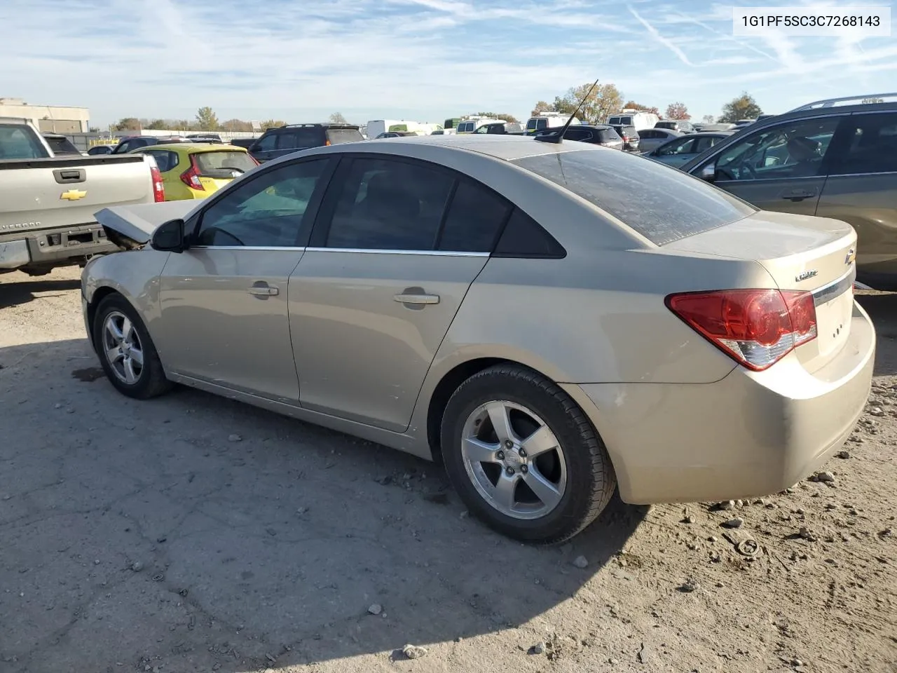 2012 Chevrolet Cruze Lt VIN: 1G1PF5SC3C7268143 Lot: 77029584