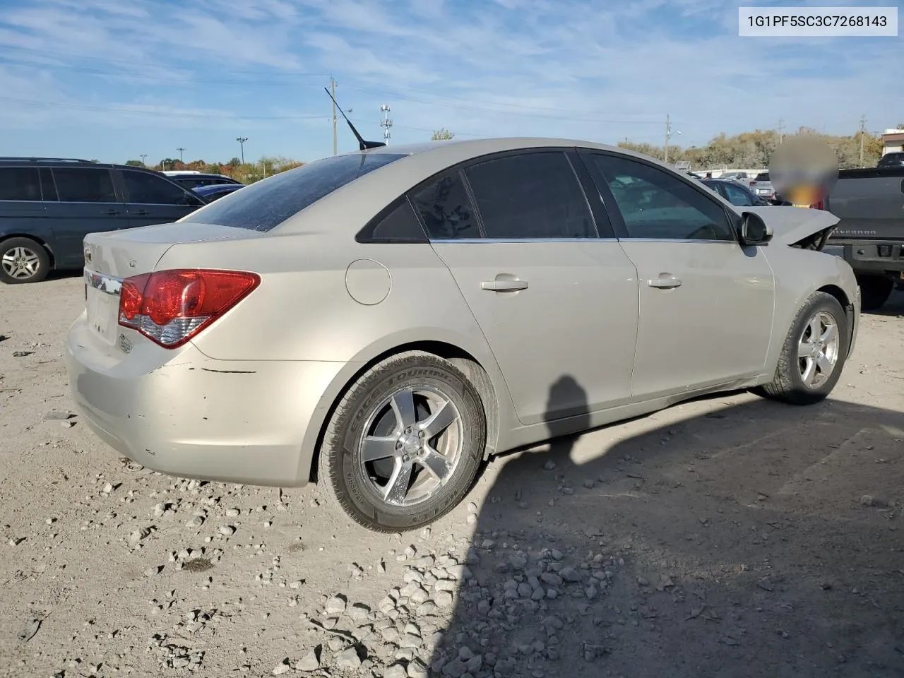 2012 Chevrolet Cruze Lt VIN: 1G1PF5SC3C7268143 Lot: 77029584