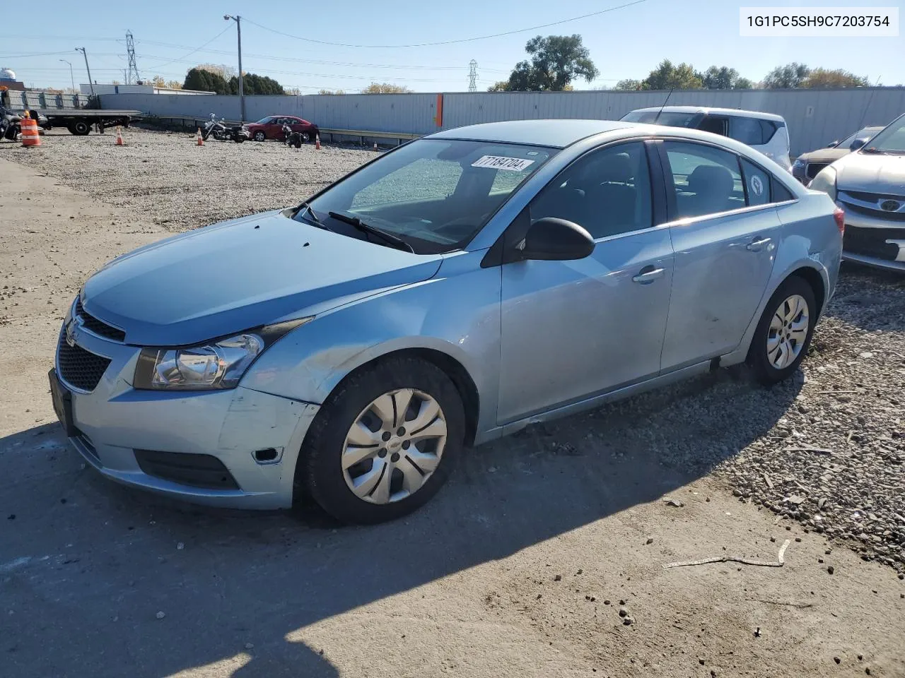 2012 Chevrolet Cruze Ls VIN: 1G1PC5SH9C7203754 Lot: 77184704