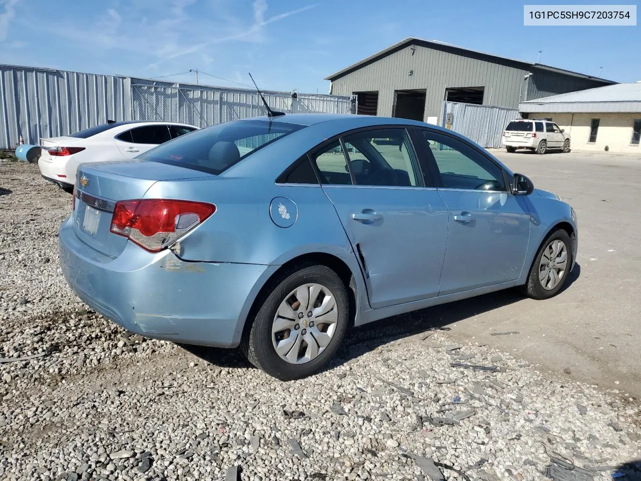 2012 Chevrolet Cruze Ls VIN: 1G1PC5SH9C7203754 Lot: 77184704