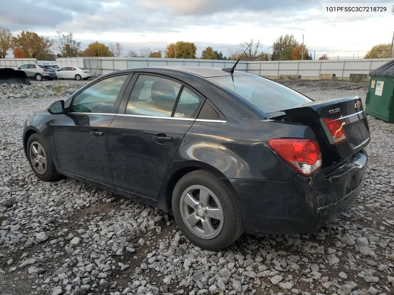 2012 Chevrolet Cruze Lt VIN: 1G1PF5SC3C7218729 Lot: 77392574