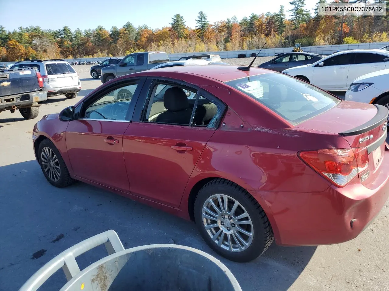 2012 Chevrolet Cruze Eco VIN: 1G1PK5SC0C7375632 Lot: 77397024