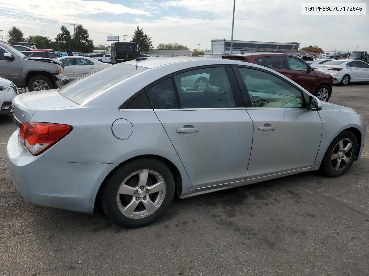 2012 Chevrolet Cruze Lt VIN: 1G1PF5SC7C7172645 Lot: 77453504