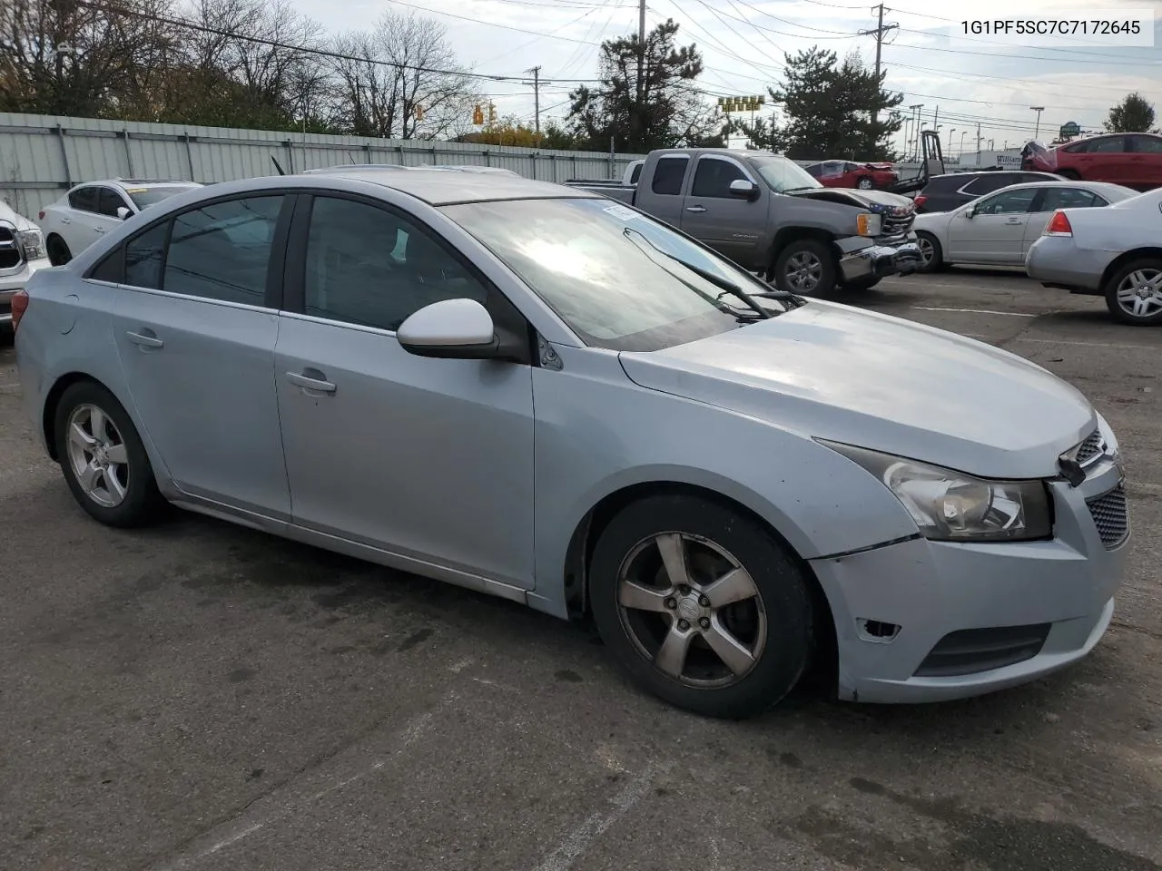 2012 Chevrolet Cruze Lt VIN: 1G1PF5SC7C7172645 Lot: 77453504