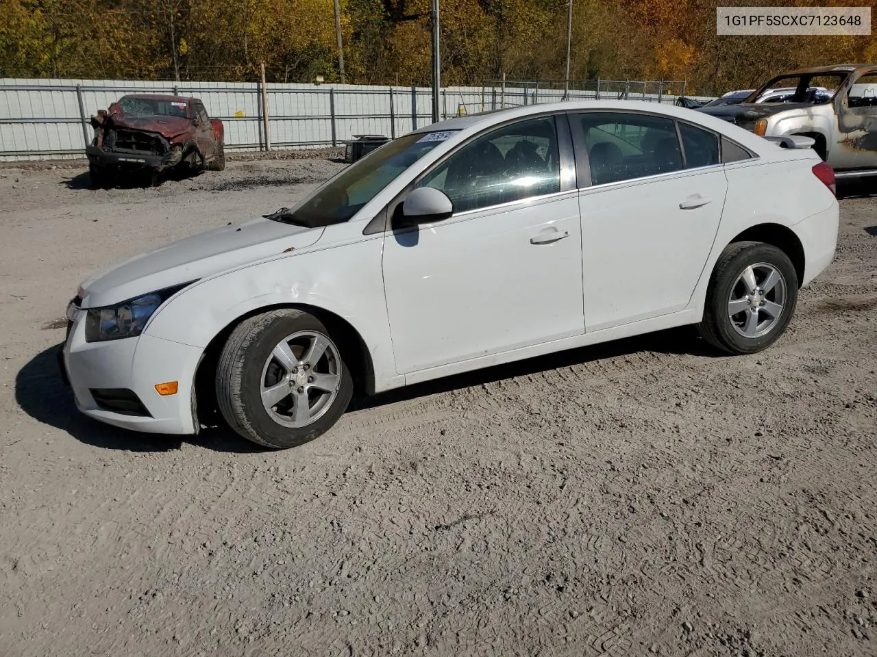 2012 Chevrolet Cruze Lt VIN: 1G1PF5SCXC7123648 Lot: 77579574