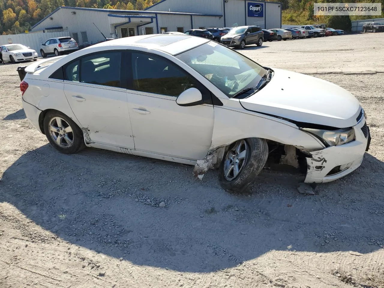 1G1PF5SCXC7123648 2012 Chevrolet Cruze Lt