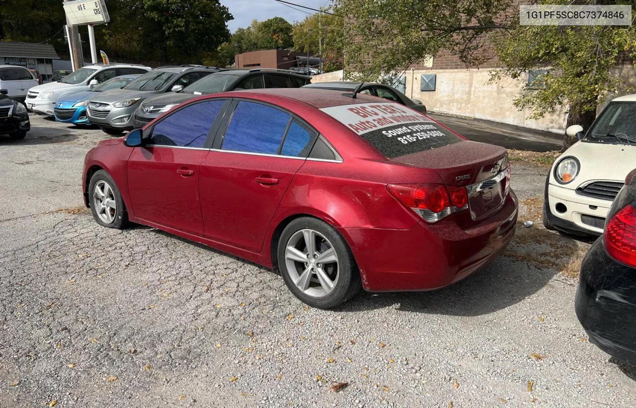 1G1PF5SC8C7374846 2012 Chevrolet Cruze Lt