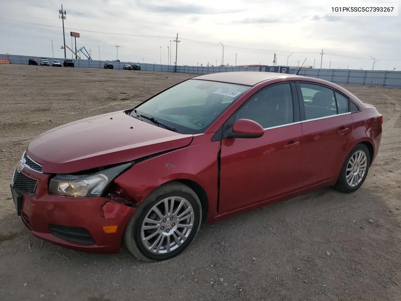 2012 Chevrolet Cruze Eco VIN: 1G1PK5SC5C7393267 Lot: 77900184