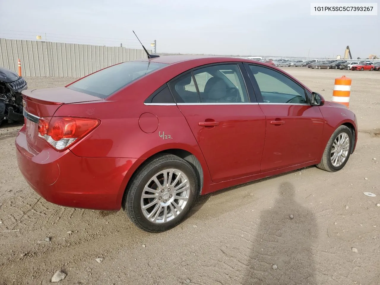 2012 Chevrolet Cruze Eco VIN: 1G1PK5SC5C7393267 Lot: 77900184