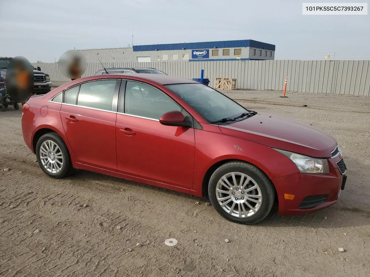 2012 Chevrolet Cruze Eco VIN: 1G1PK5SC5C7393267 Lot: 77900184