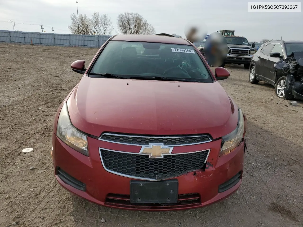 2012 Chevrolet Cruze Eco VIN: 1G1PK5SC5C7393267 Lot: 77900184