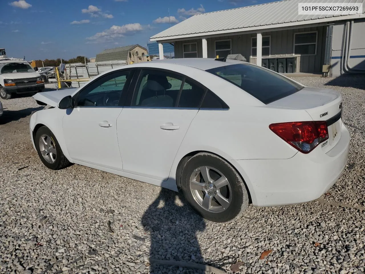 2012 Chevrolet Cruze Lt VIN: 1G1PF5SCXC7269693 Lot: 77969124