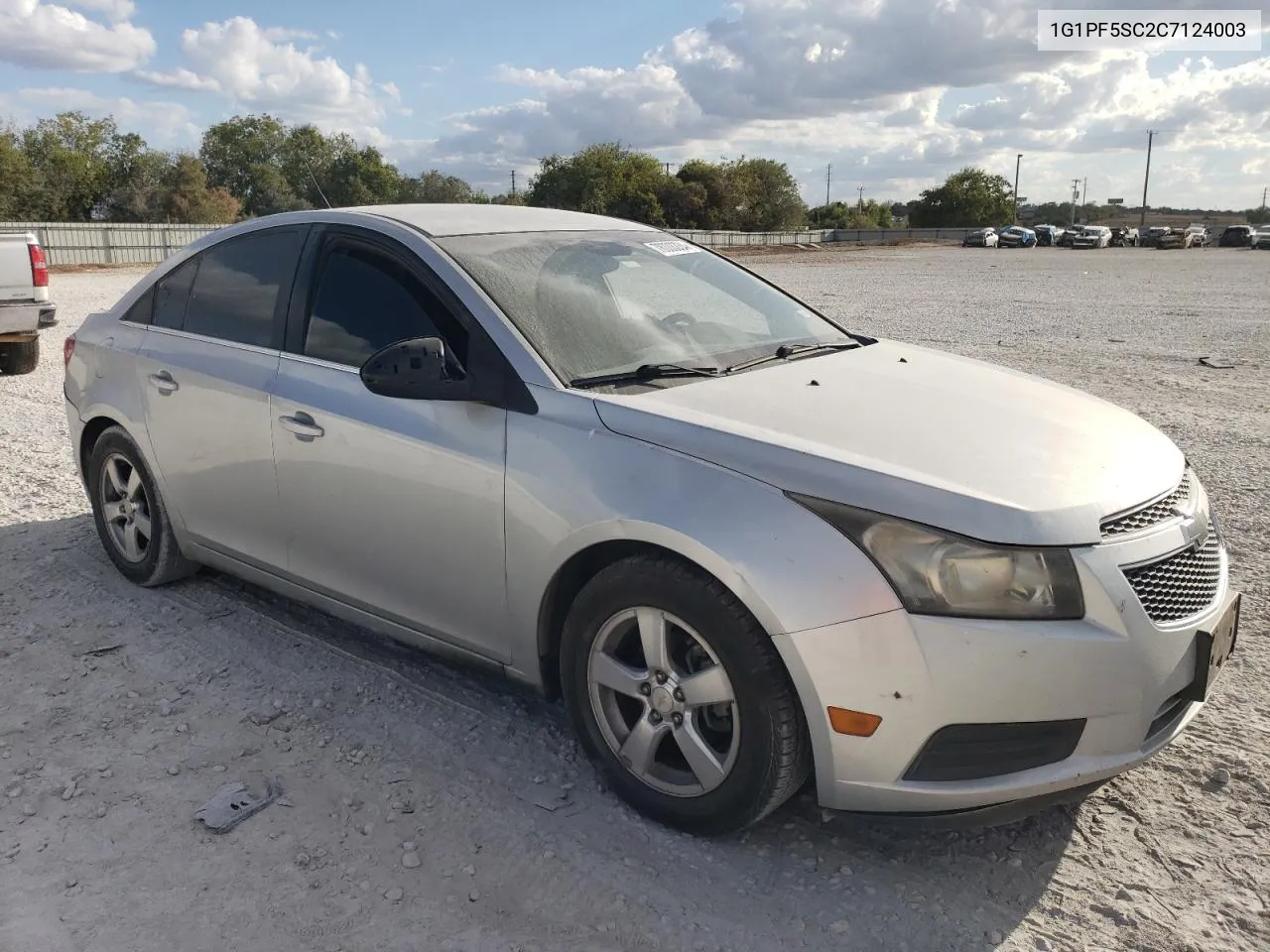 2012 Chevrolet Cruze Lt VIN: 1G1PF5SC2C7124003 Lot: 78003334