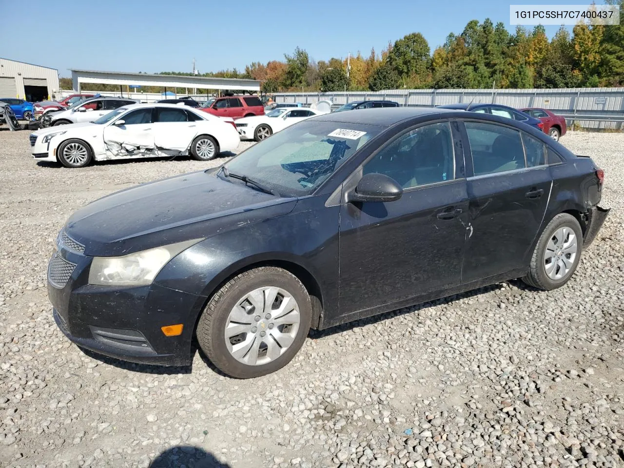 2012 Chevrolet Cruze Ls VIN: 1G1PC5SH7C7400437 Lot: 78040714