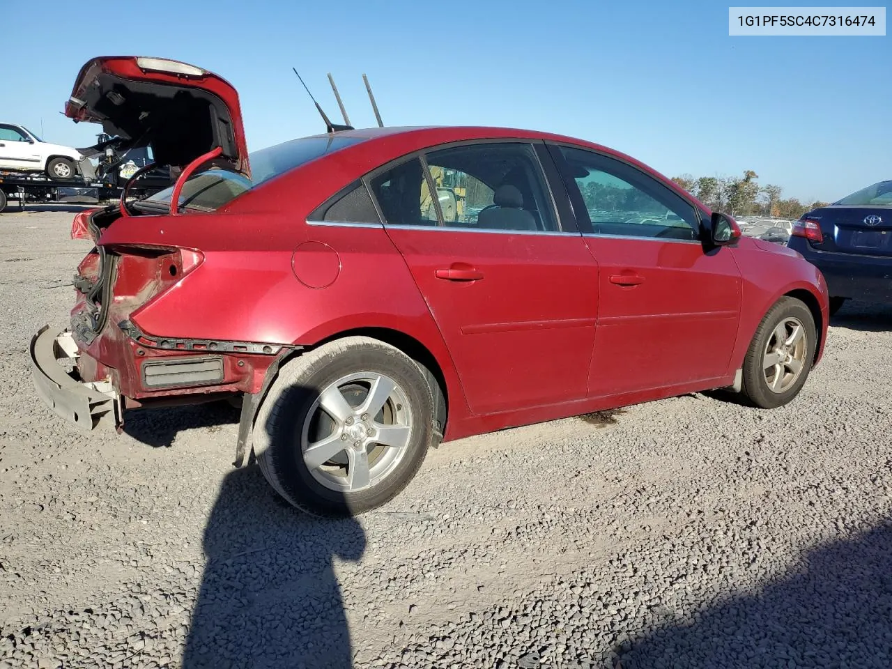 1G1PF5SC4C7316474 2012 Chevrolet Cruze Lt