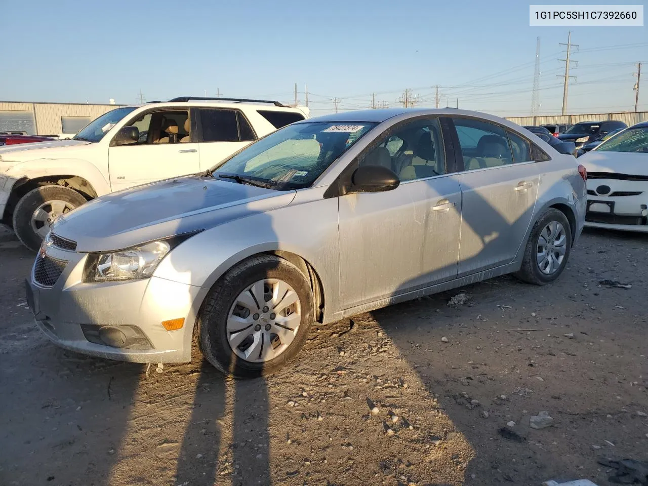 2012 Chevrolet Cruze Ls VIN: 1G1PC5SH1C7392660 Lot: 78427374