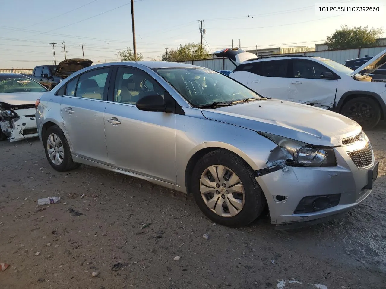 2012 Chevrolet Cruze Ls VIN: 1G1PC5SH1C7392660 Lot: 78427374