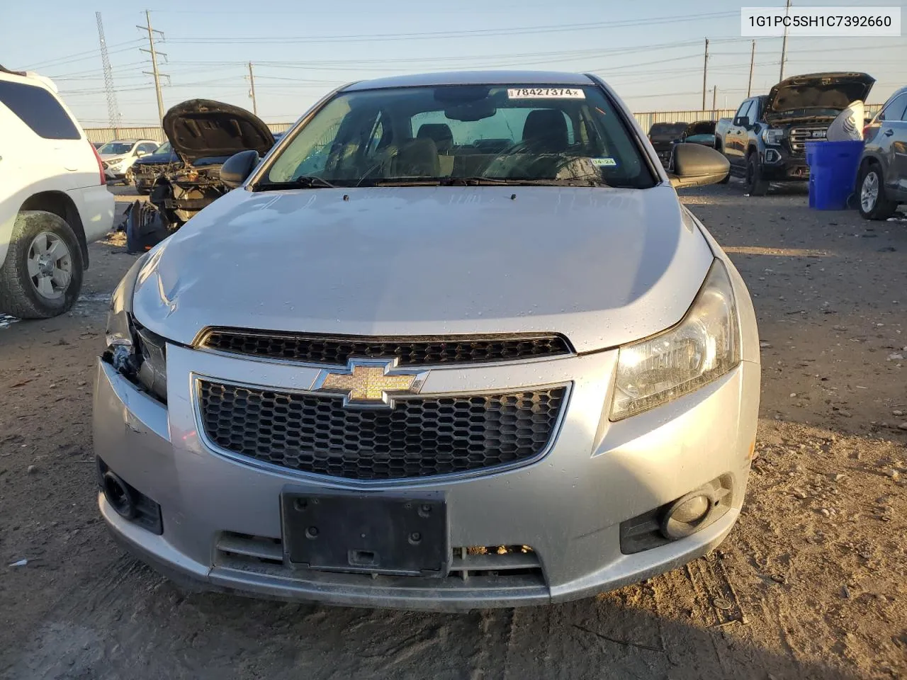 2012 Chevrolet Cruze Ls VIN: 1G1PC5SH1C7392660 Lot: 78427374