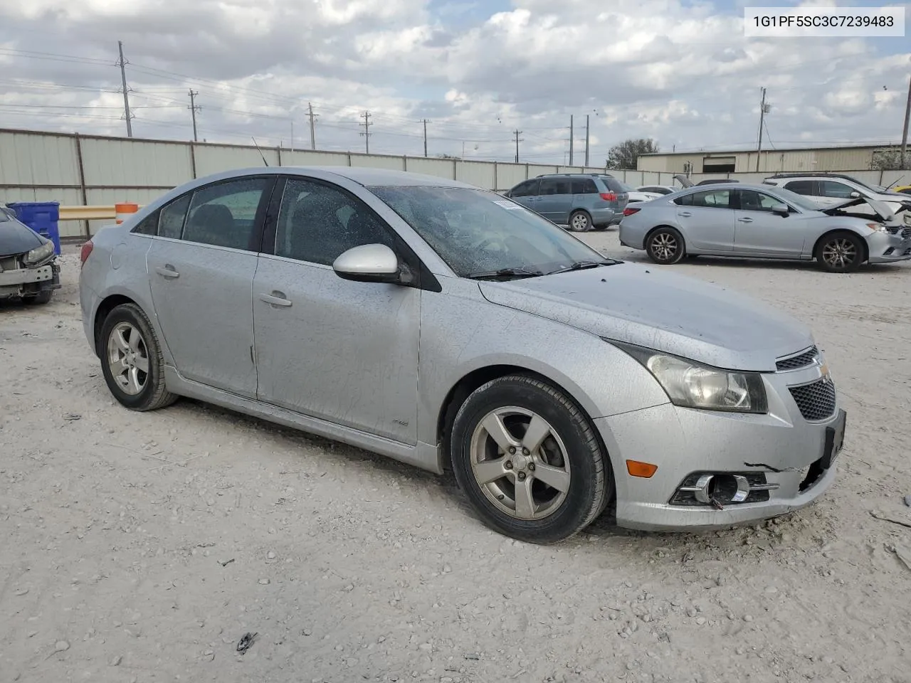 2012 Chevrolet Cruze Lt VIN: 1G1PF5SC3C7239483 Lot: 78620864