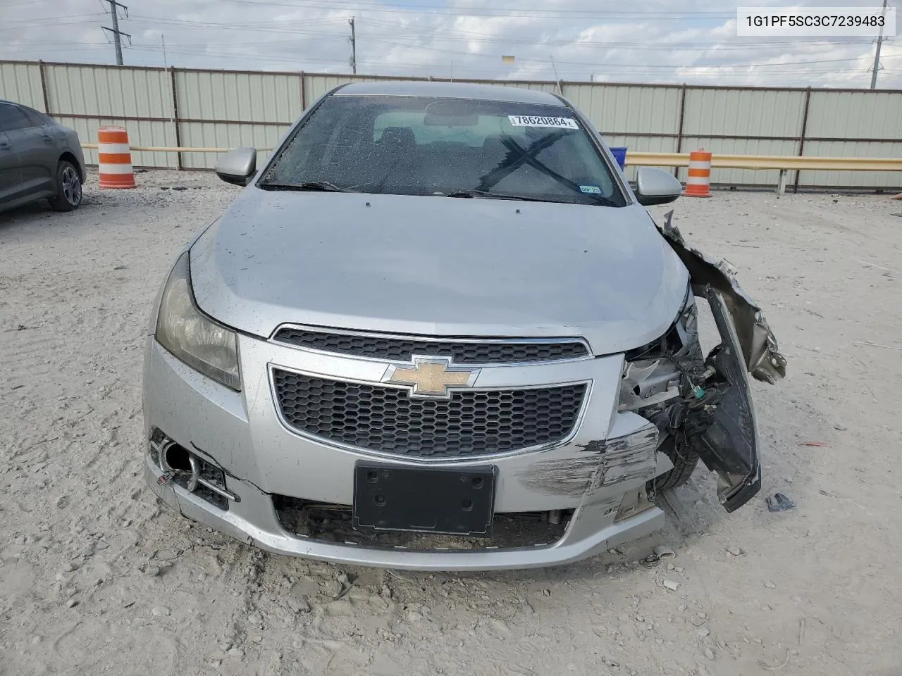 2012 Chevrolet Cruze Lt VIN: 1G1PF5SC3C7239483 Lot: 78620864