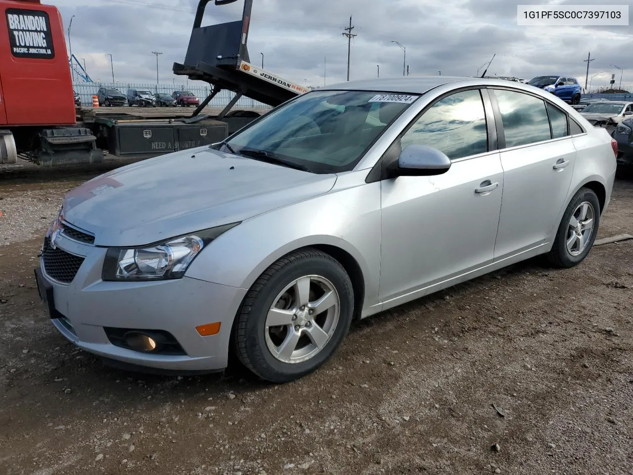 2012 Chevrolet Cruze Lt VIN: 1G1PF5SC0C7397103 Lot: 78700924