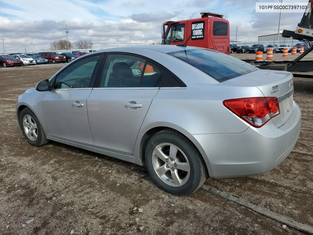 2012 Chevrolet Cruze Lt VIN: 1G1PF5SC0C7397103 Lot: 78700924