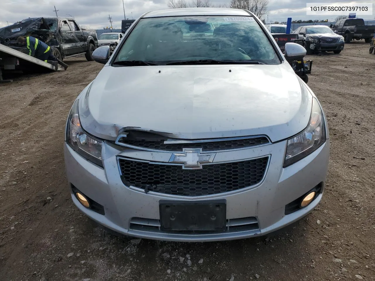 2012 Chevrolet Cruze Lt VIN: 1G1PF5SC0C7397103 Lot: 78700924