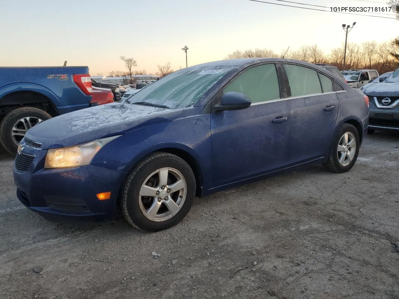 2012 Chevrolet Cruze Lt VIN: 1G1PF5SC3C7181617 Lot: 79352623