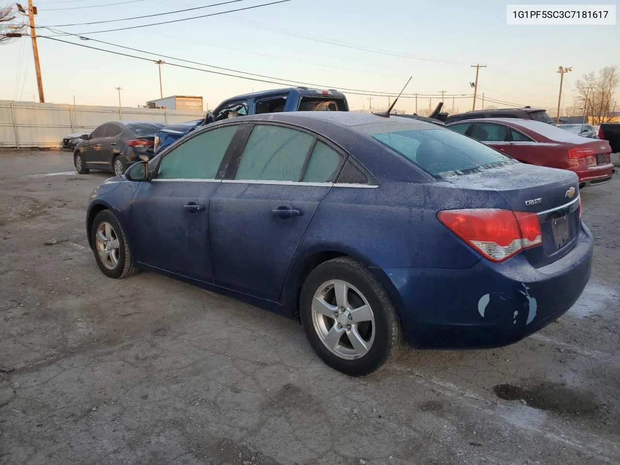 2012 Chevrolet Cruze Lt VIN: 1G1PF5SC3C7181617 Lot: 79352623