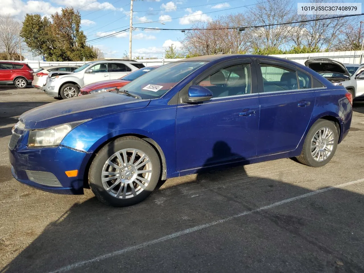 2012 Chevrolet Cruze Eco VIN: 1G1PJ5SC3C7408979 Lot: 79359894