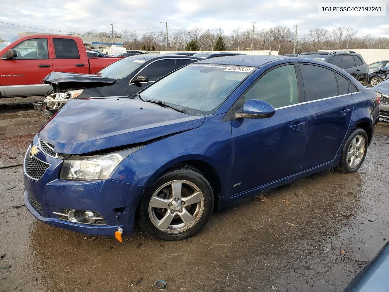 2012 Chevrolet Cruze Lt VIN: 1G1PF5SC4C7197261 Lot: 80599533