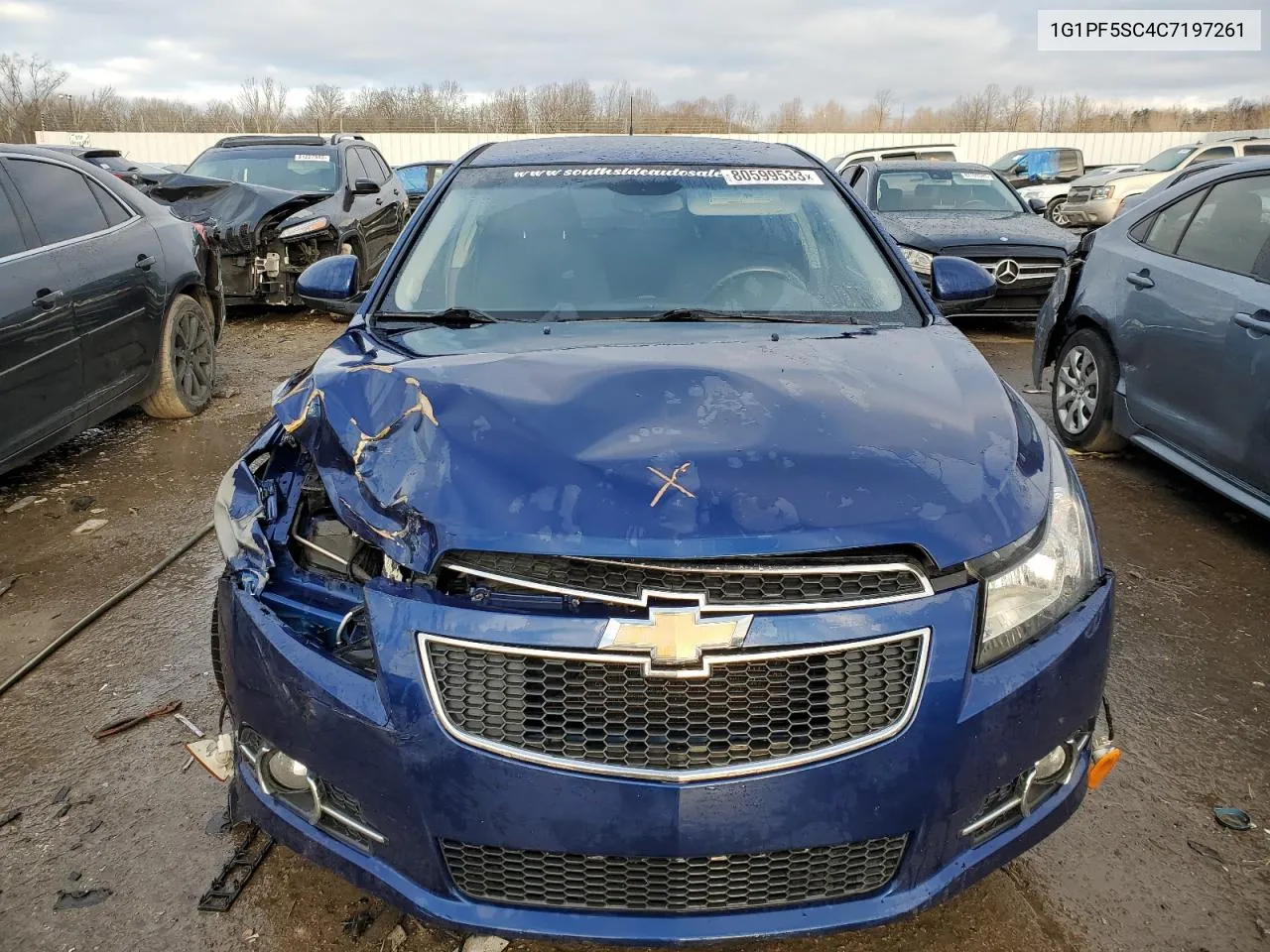 2012 Chevrolet Cruze Lt VIN: 1G1PF5SC4C7197261 Lot: 80599533