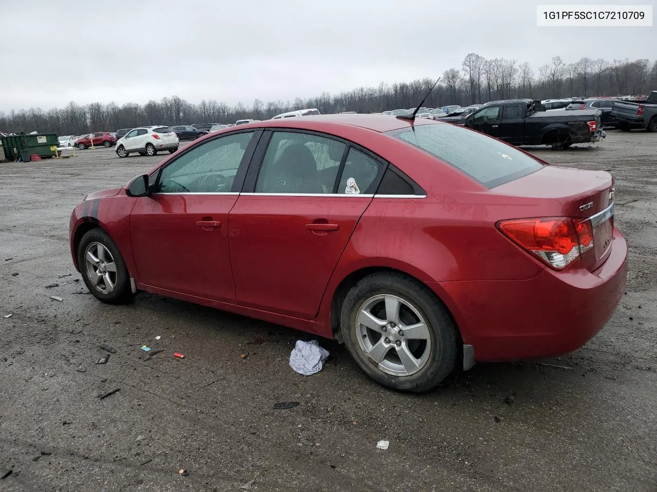 2012 Chevrolet Cruze Lt VIN: 1G1PF5SC1C7210709 Lot: 80978914