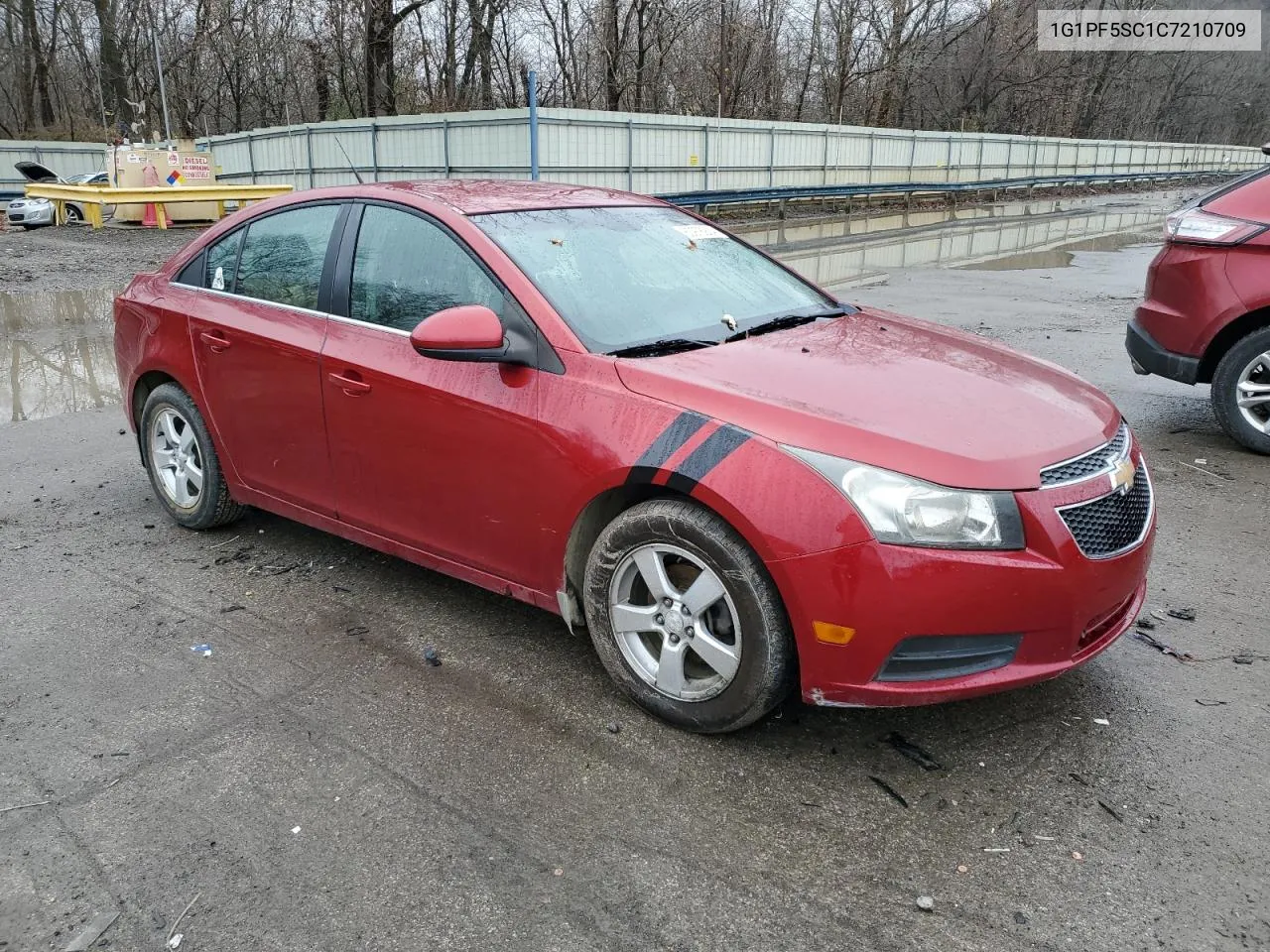 2012 Chevrolet Cruze Lt VIN: 1G1PF5SC1C7210709 Lot: 80978914