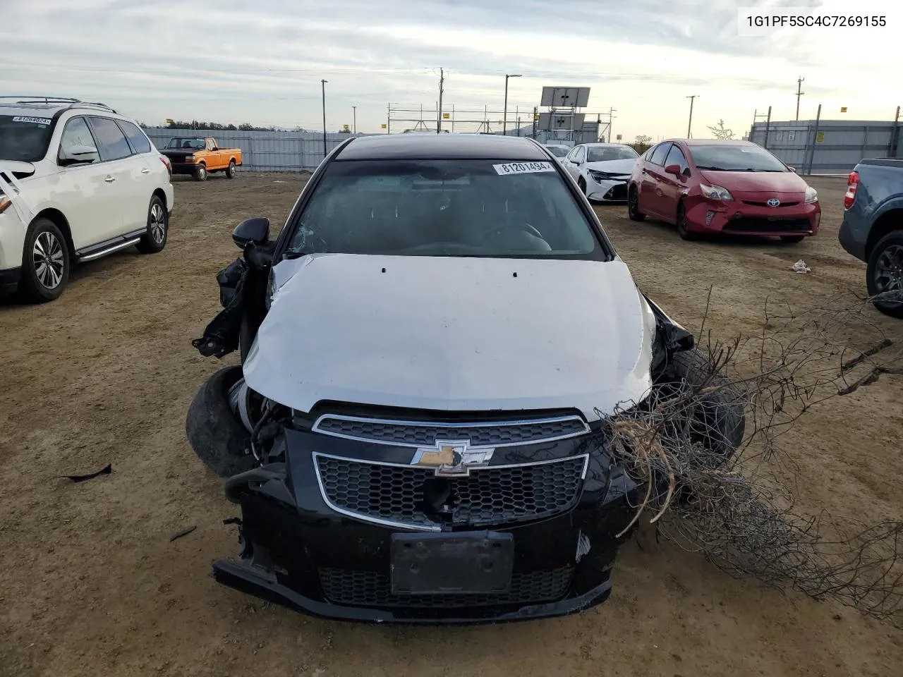 2012 Chevrolet Cruze Lt VIN: 1G1PF5SC4C7269155 Lot: 81201494