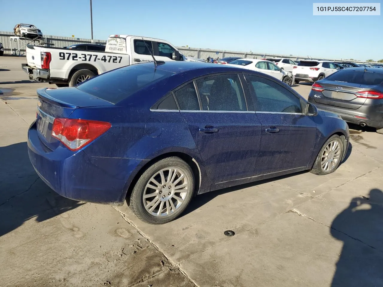 2012 Chevrolet Cruze Eco VIN: 1G1PJ5SC4C7207754 Lot: 81236294