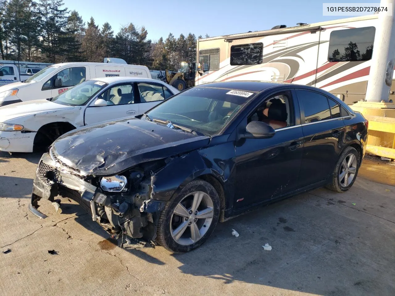 2013 Chevrolet Cruze Lt VIN: 1G1PE5SB2D7278674 Lot: 40689994