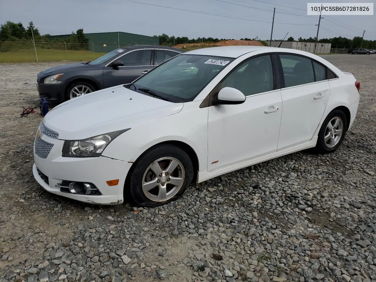 2013 Chevrolet Cruze Lt VIN: 1G1PC5SB6D7281826 Lot: 52910824