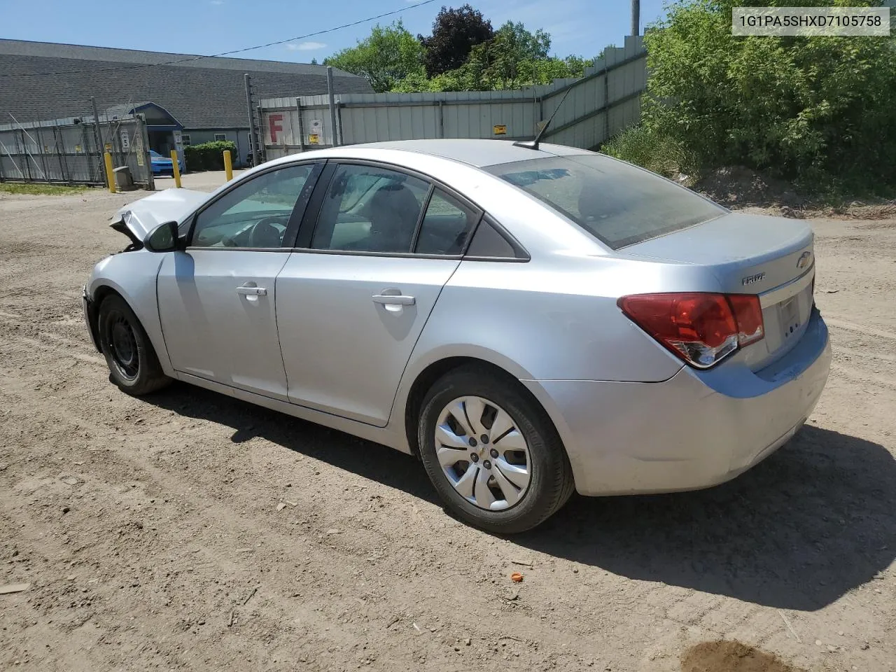 2013 Chevrolet Cruze Ls VIN: 1G1PA5SHXD7105758 Lot: 55881764