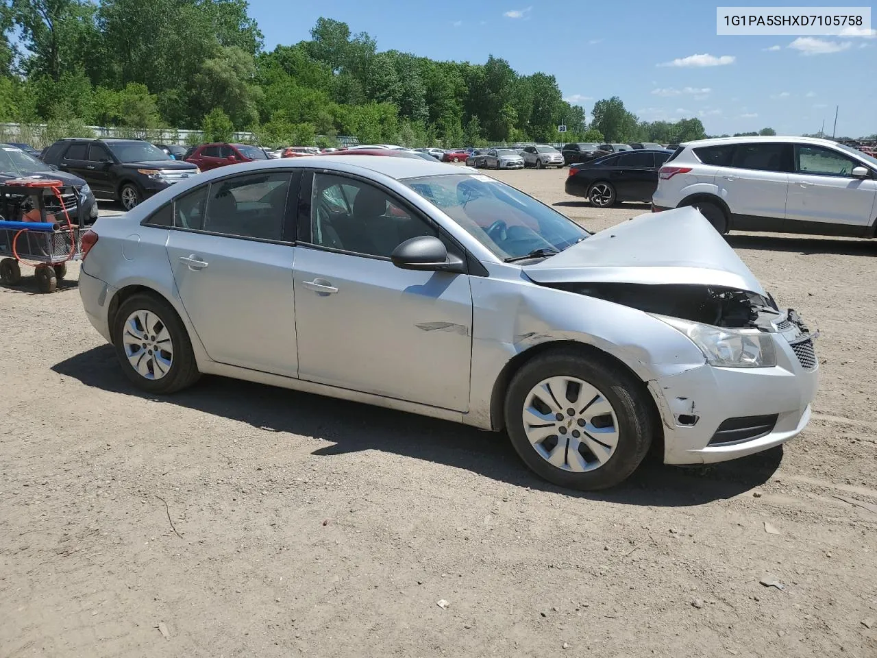 2013 Chevrolet Cruze Ls VIN: 1G1PA5SHXD7105758 Lot: 55881764