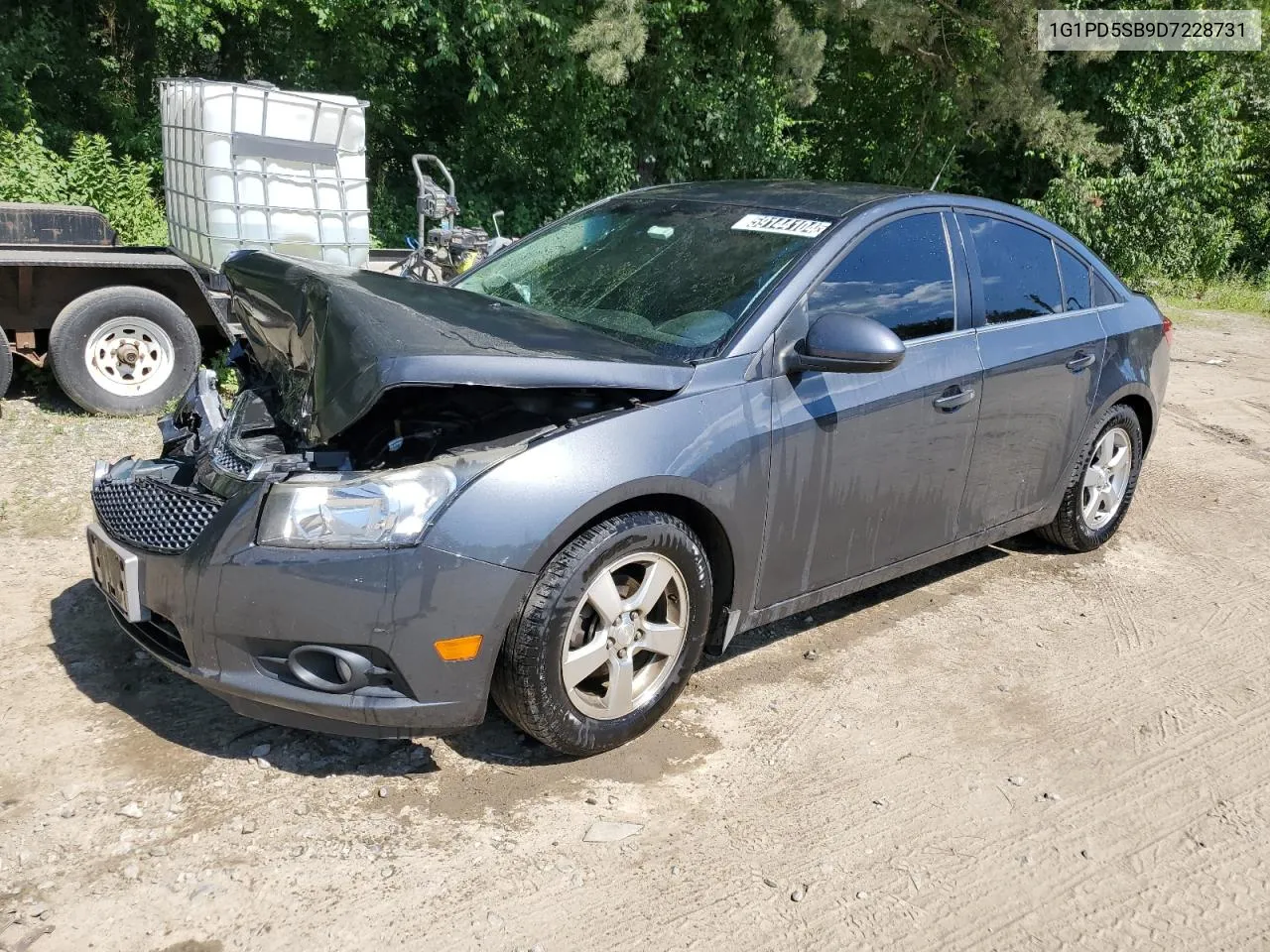 2013 Chevrolet Cruze Lt VIN: 1G1PD5SB9D7228731 Lot: 59144104