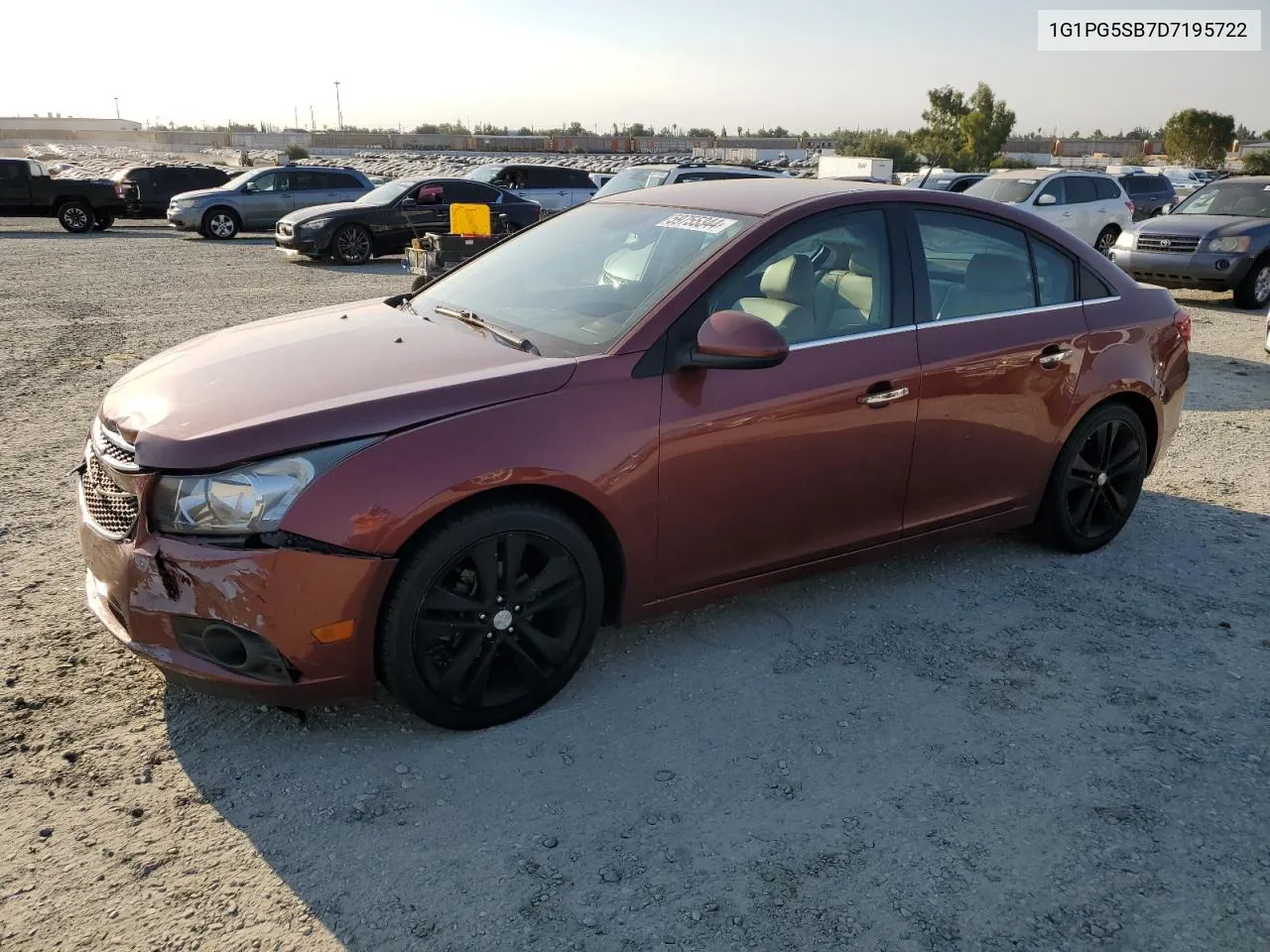 2013 Chevrolet Cruze Ltz VIN: 1G1PG5SB7D7195722 Lot: 59755344