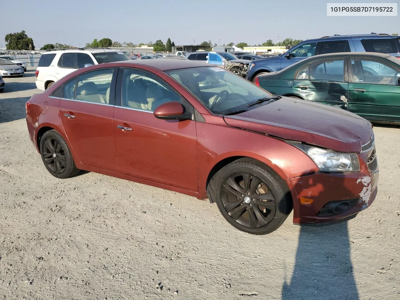 2013 Chevrolet Cruze Ltz VIN: 1G1PG5SB7D7195722 Lot: 59755344