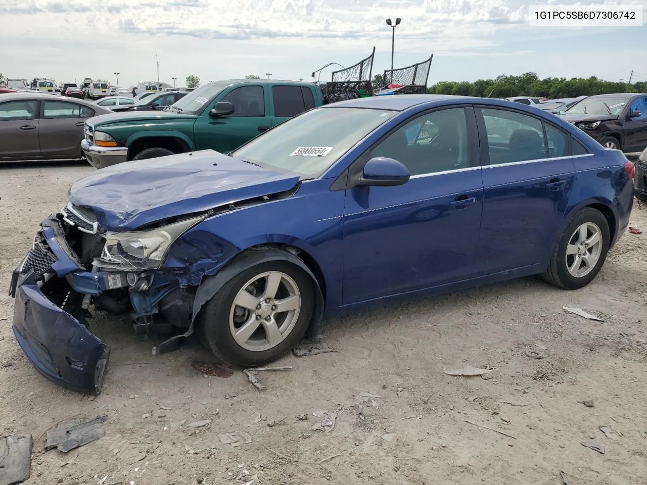 1G1PC5SB6D7306742 2013 Chevrolet Cruze Lt