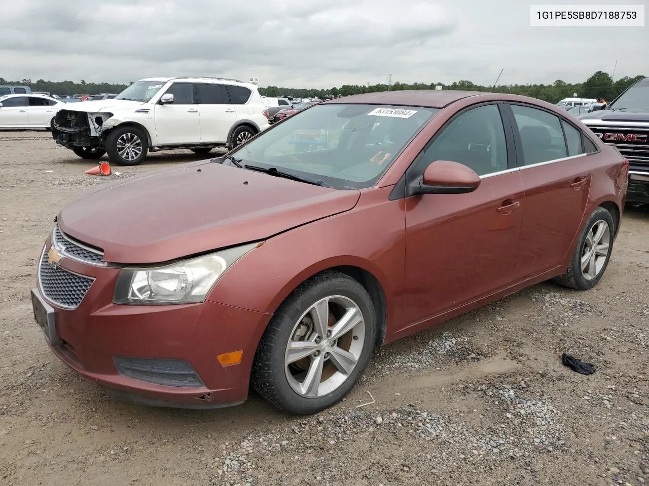 2013 Chevrolet Cruze Lt VIN: 1G1PE5SB8D7188753 Lot: 63153084