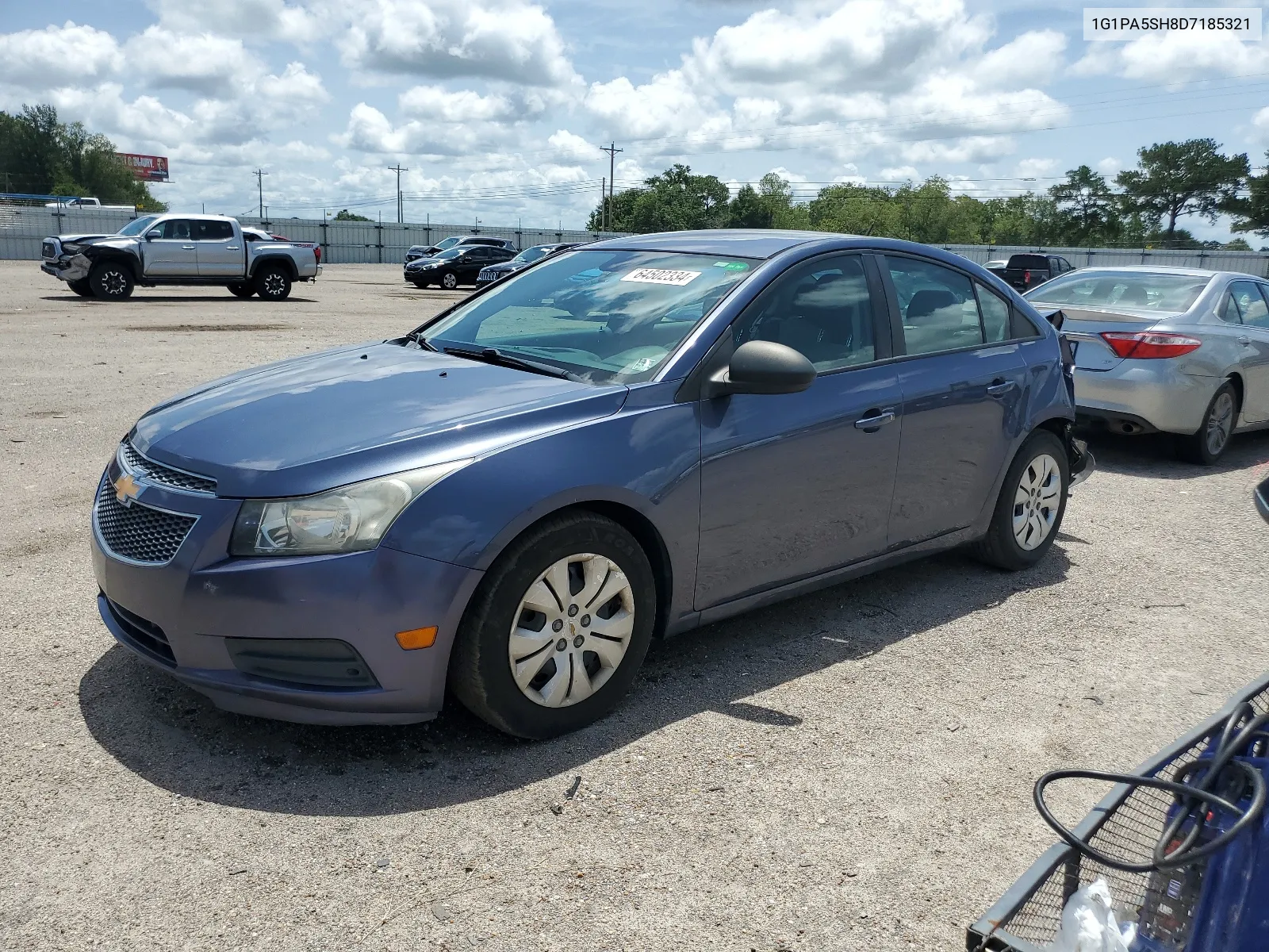 2013 Chevrolet Cruze Ls VIN: 1G1PA5SH8D7185321 Lot: 64502334