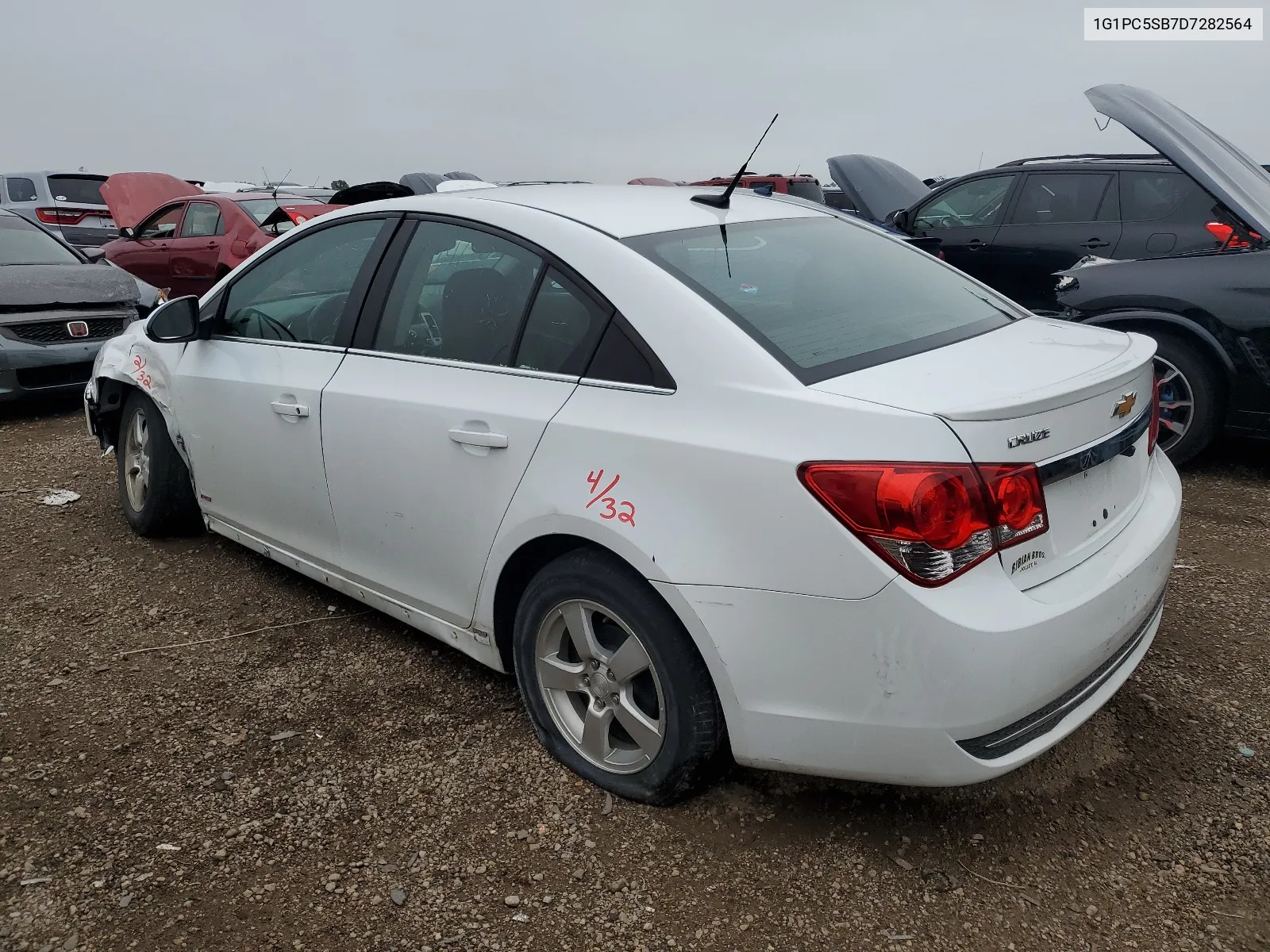 2013 Chevrolet Cruze Lt VIN: 1G1PC5SB7D7282564 Lot: 65186224