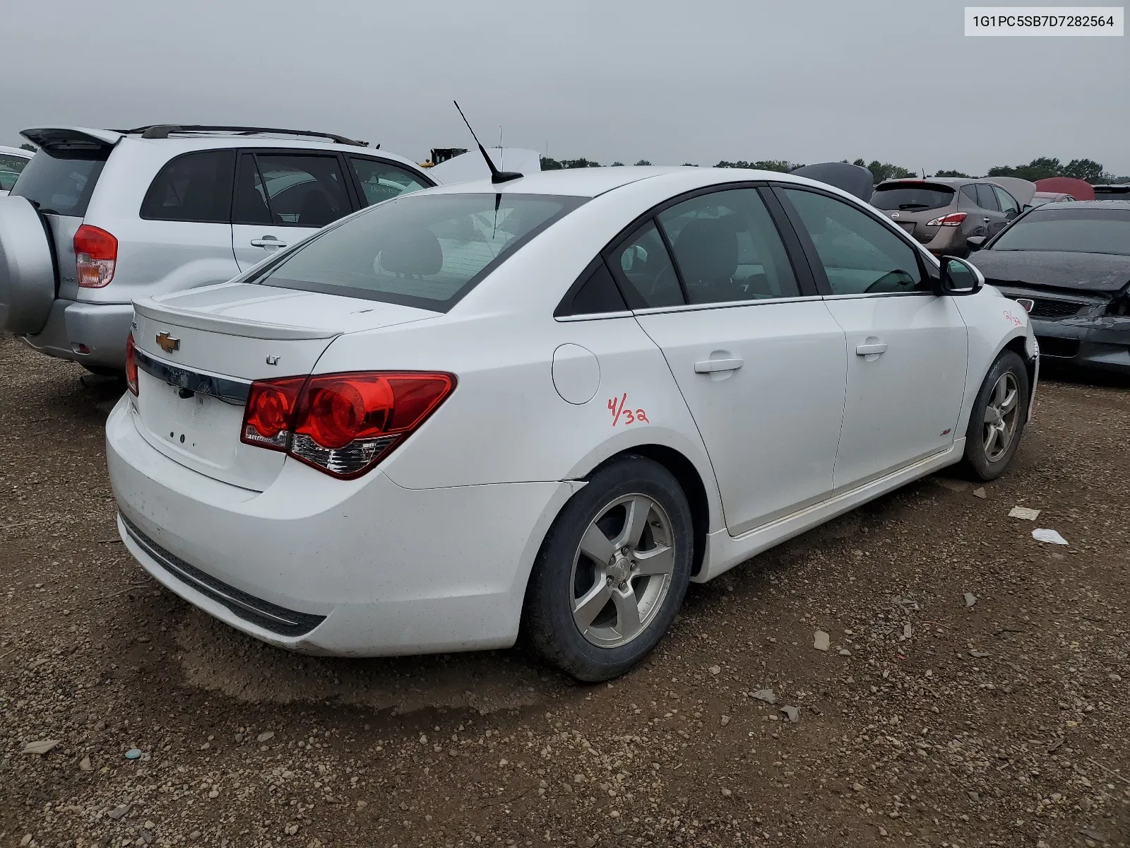 2013 Chevrolet Cruze Lt VIN: 1G1PC5SB7D7282564 Lot: 65186224