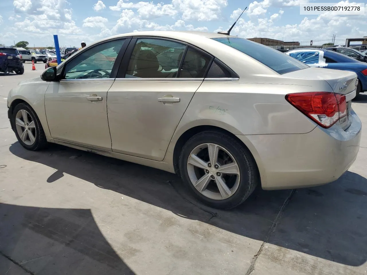 2013 Chevrolet Cruze Lt VIN: 1G1PE5SB0D7192778 Lot: 66663704