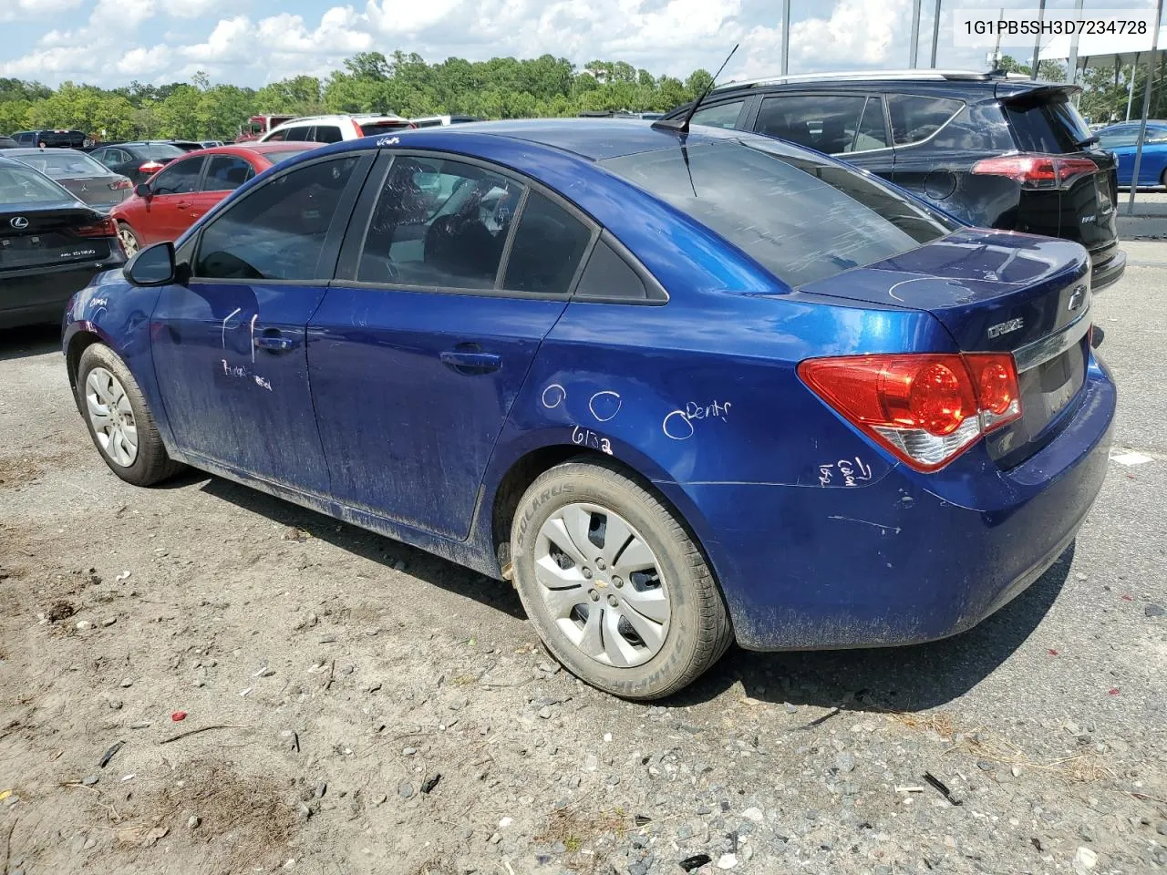 2013 Chevrolet Cruze Ls VIN: 1G1PB5SH3D7234728 Lot: 66689044